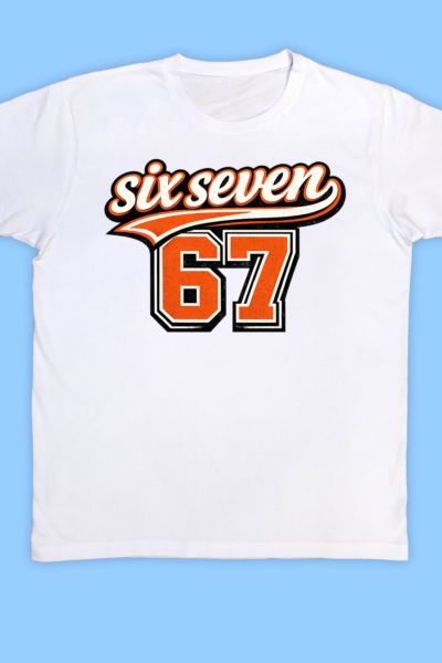Koszulka z nadrukiem 67 nr 1
